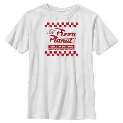 Boy's Toy Story Pizza Planet Uniform T-shirt - White - X Small : Target