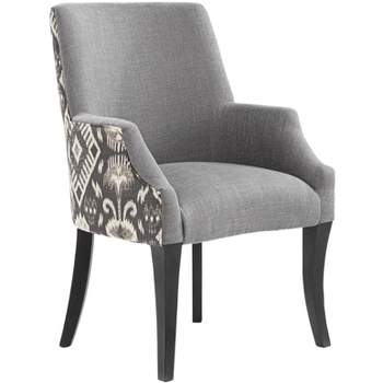 55 Downing Street Kasen Printed Gray Fabric Modern Dining Chair