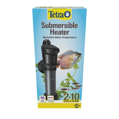 Tetra HT Submersible Heater 50 Watts, For Aquariums Up To 10 Gallons, UL Listed