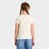 Girls' Short Sleeve Ribbed T-Shirt - Cat & Jack™ - 2 of 3