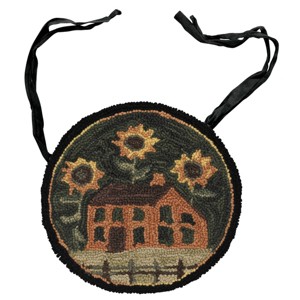 Park Designs Hooked Chair Pads - 1 of 3