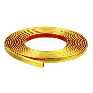Unique Bargains Waterproof Self-Adhesive PVC Decorative Mirror Frame Wall Molding Trim Tape - 1 of 4