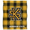 Kennesaw State University Campus Plaid Spirit Silky Touch Super Soft Throw Blanket 50x60 - 2 of 4