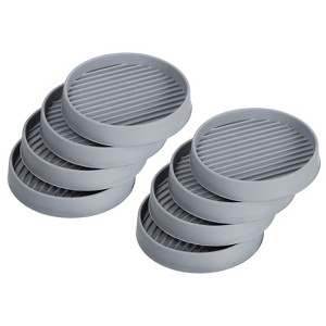 Unique Bargains Round Non-Slip Furniture Chair Leg Floor Protectors 8 Pcs - 1 of 4