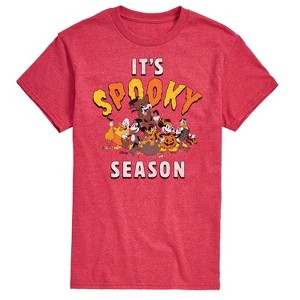 Men's Disney It's Spooky Season Short Sleeve Graphic T-Shirt - Heather Red - Small - 1 of 4