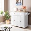 Kitchen Island Car with Storage - 2 of 4