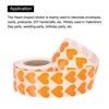 Unique Bargains Self-Adhesive Heart Decorations Sticker for Envelope Wedding 2000 Pcs - 3 of 4