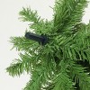 TopComfy Christmas Tree Stands Artificial Christmas Tree Festive Pencil Christmas Tree Cozy Snowy Decor for Living Room, Green, 35.46"*11.82"*5.91" - 3 of 4