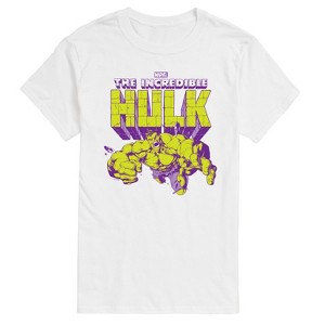 Men's - Marvel - Hulk Logo Pose Short Sleeve Graphic T-Shirt - 1 of 4