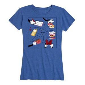 Women's - Disney - Minnie Mom To-Do List Short Sleeve Graphic T-Shirt - 1 of 4