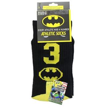 Nerd Block DC Comics Batman #3 Boy Athletic Crew Socks