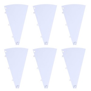 WinSpin 6 Pcs Prize Wheel Panels Dry Erase White for 24" Modular Prize Wheel - 1 of 4