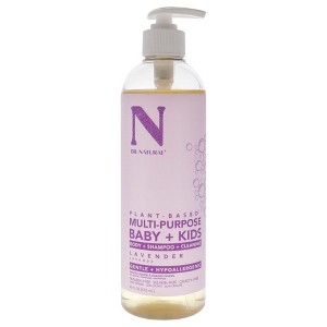 Dr. Natural Multi-Purpose Baby Plus Kids Soap - Body Wash and Baby Shampoo - Gentle Baby Soap with Shea Butter - Newborn Safe - Lavender - 16 oz - 1 of 1