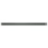 vidaXL Gray Garden Raised Bed, Powder-Coated Steel Construction, 244.1"x31.5"x14.2", Oval Shape Design for Garden, Balcony, Patio Décor - 3 of 4