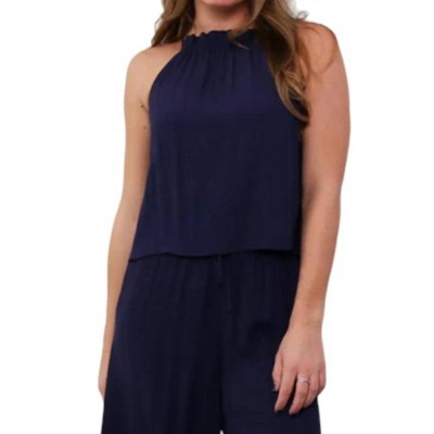 Women's Gathered Halter Neck Top - bobi
