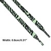 INSPIRE CHIC Leopard Print Flat Shoe Laces for Sneakers 0.31'' 1 Pair - 3 of 4