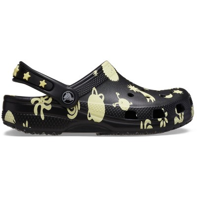 Crocs Toddler Classic Glow-In-the-Dark Space Clogs
