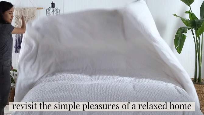 Peri Home Metallic Chenille Decorative Pillow, 2 of 5, play video