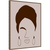 Amanti Art Woman with Headwrap by Carelle N'guessan Canvas Wall Art Print Framed 23 x 30-in. - 3 of 4