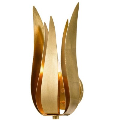 Crystorama Lighting Broche 1 - Light Sconce In Antique Gold : Target