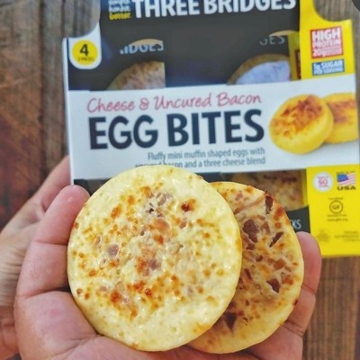 Three Bridges Gluten Free Country-style Sausage Egg Bites - 4.6oz : Target