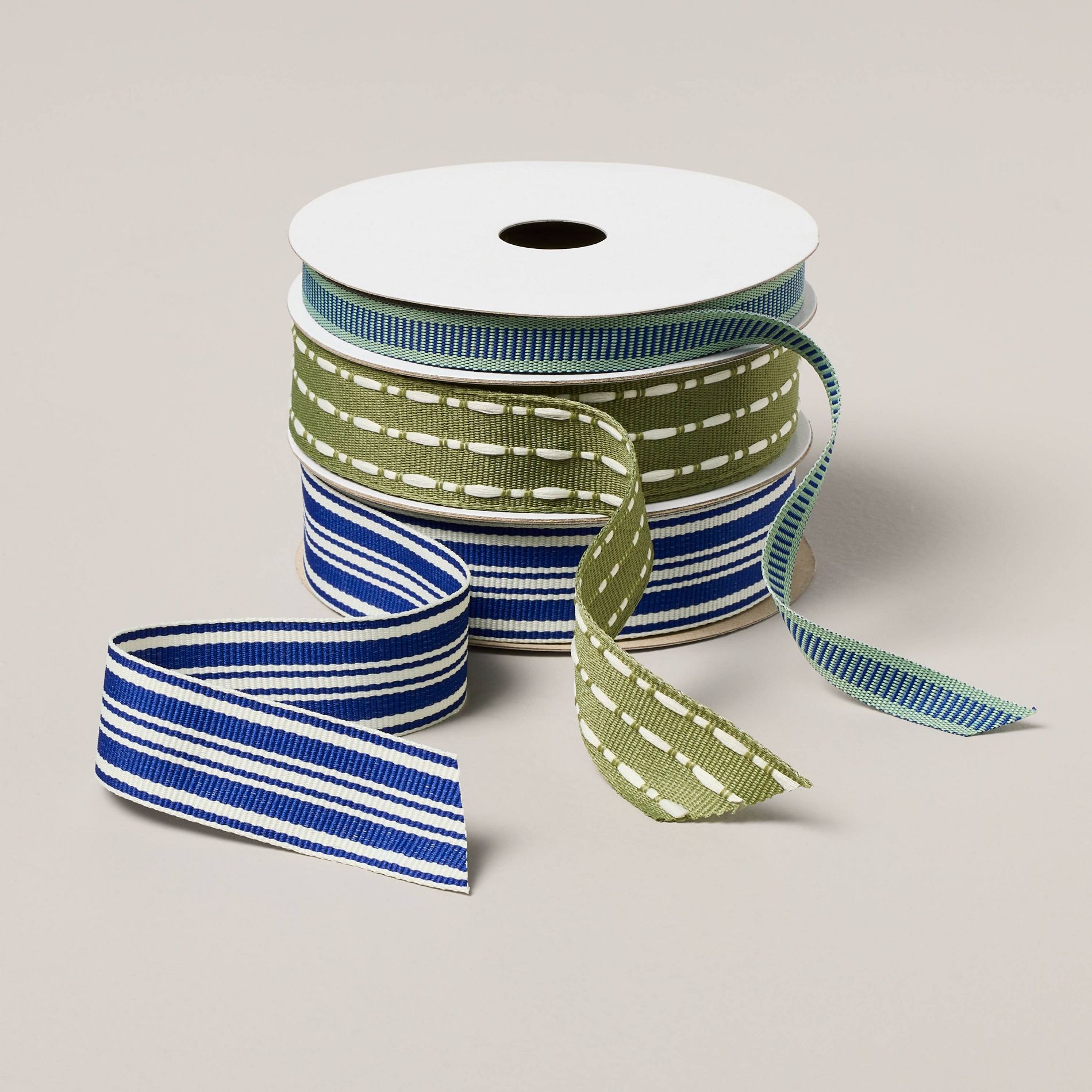 Gifting Ribbon Blue/Green - Hearth & Hand™ with Magnolia