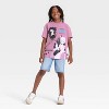 Boys' Pokémon Mew and Mewtwo Psychic Duo Oversized Short Sleeve Graphic T-Shirt - Purple - 4 of 4