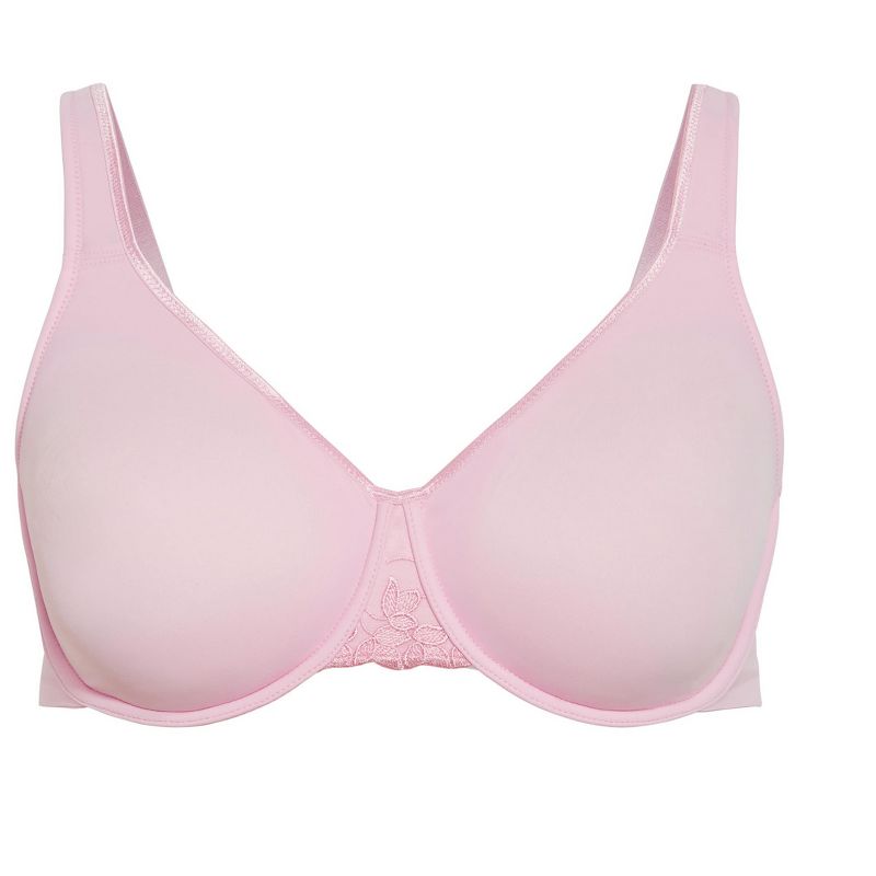 Women's Plus Size Fashion Smooth Caress Bra - sweet pink | AVENUE, 4 of 5