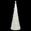 Artificial Christmas Tree White PVC and metal Collapsible - 2 of 4