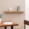 MH London Stealth 36" MDF & Mapa Burl Veneer Wall Mounted Shelves - 4 of 4