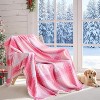 Lomsoe Christmas Flannel Blanket, Soft Blanket, Cozy Lightweight Throw Blanket for Couch Bed Sofa. - 2 of 4