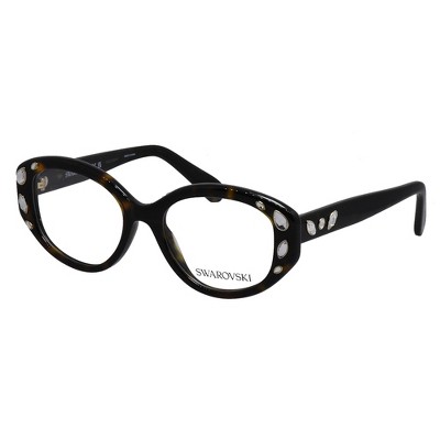 Swarovski SK 2006 1002 Womens Irregular Eyeglasses Havana 52mm
