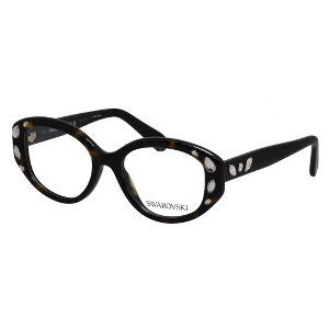 Swarovski SK 2006 1002 Womens Irregular Eyeglasses Havana 52mm - 1 of 4