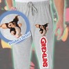 Gremlins Men's Gizmo And Classic Movie Script Logo Loungewear Pajama Pants Heather Grey - 3 of 3