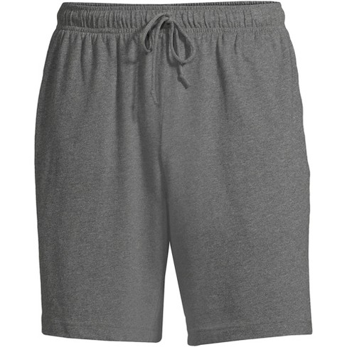 Lands' End Men's Knit Jersey Pajama Shorts - Medium - Charcoal Heather ...
