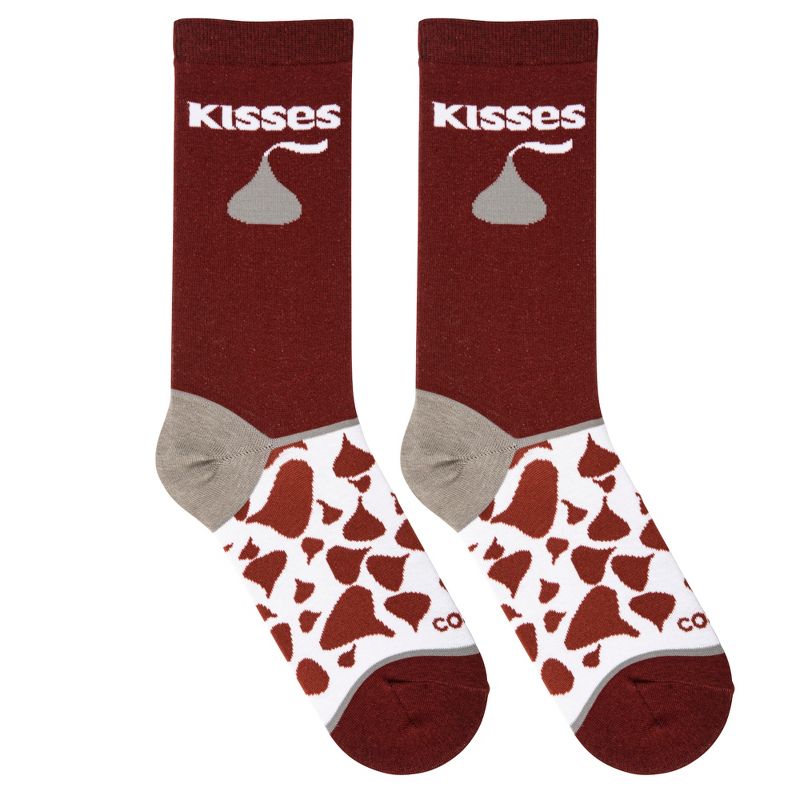 Cool Socks, Hershey's Kisses, Funny Novelty Socks, Medium, 5 of 6
