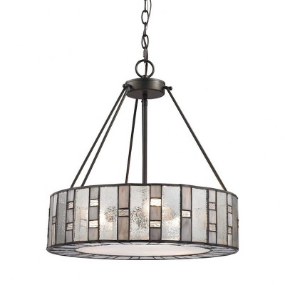 Elk Home Ethan 3 - Light Chandelier in  Tiffany Bronze