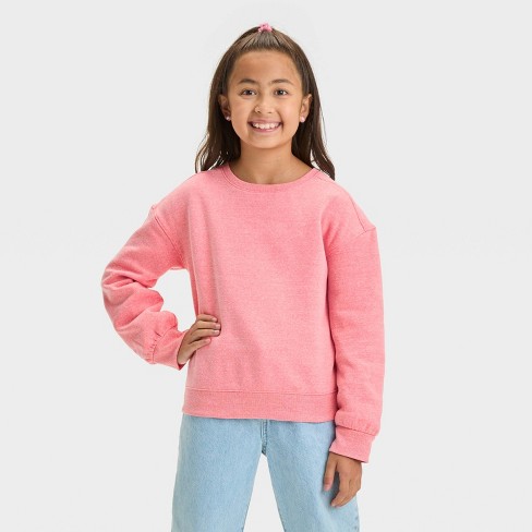 Fleece sweater girls best sale