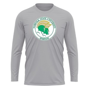 Men's Norfolk State University Adult Sport Long Sleeve Shirt Primary Logo - 1 of 4