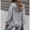 Women's Quilted Pocket Hoodie - Tickled Teal - 4 of 4