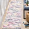 Modern Geometric Living Room Bedroom Area Rugs, Washable Soft Low Pile Floor Carpet with Stripped Lines for Dining Room - 2 of 4