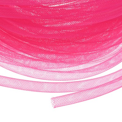 Unique Bargains Elastic Fabric Durable Mesh Tubing Multipurpose Use Waterproof Mesh Tube Ribbon 1 Pc