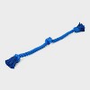36" Rope Dog Toy - Boots & Barkley™ Blue - 3 of 4