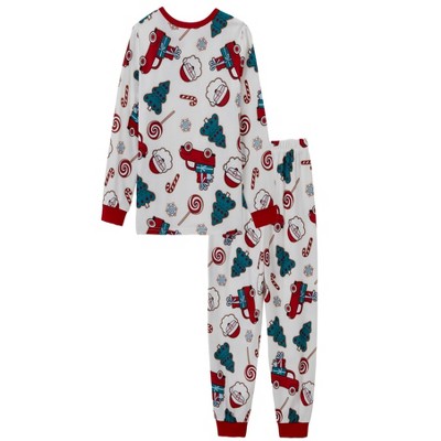 PATPAT Family Christmas Pjs Matching Sets Holiday Jammies Sleepwear Christmas Pajamas for Family Xmas Outfits with Socks