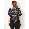 Catherines Women's Plus Size Anywear Duster Overlay Duet Top - 3 of 4