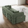 NicBex Modern Convertible Sleeper Sofa Futon Couch with Cylindrical Pillow,Comfortable Folding Sofa Couch for Living Room,Apartment - 4 of 4