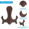Unique Bargains Imitation Wood Adjustable Folding Picture Frame Display Stand 5 Pcs - 3 of 4