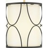 Progress Lighting Landree 1-Light Mini-Pendant, Black Silk, White Shade - 3 of 4
