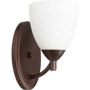 Quorum Lighting Barkley 1-Light Oiled Bronze Wall Sconce - 1 of 1