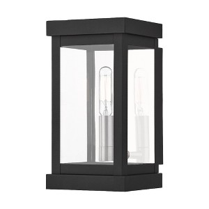 Livex Lighting Hopewell 1 - Light Wall Light in  Black - 1 of 2